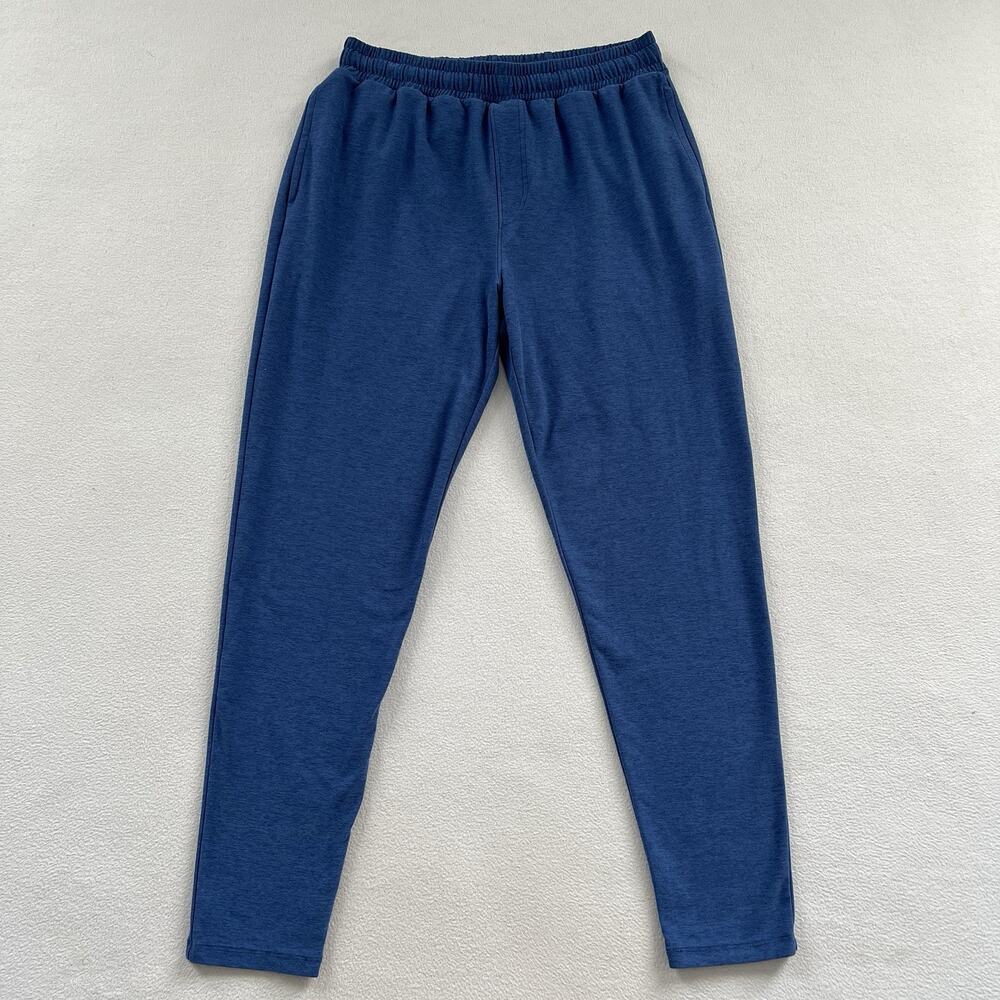 Beyond Yoga Men Blue Spacedye Take It Easy UV Elastic Drawstring Pant SD1204D M